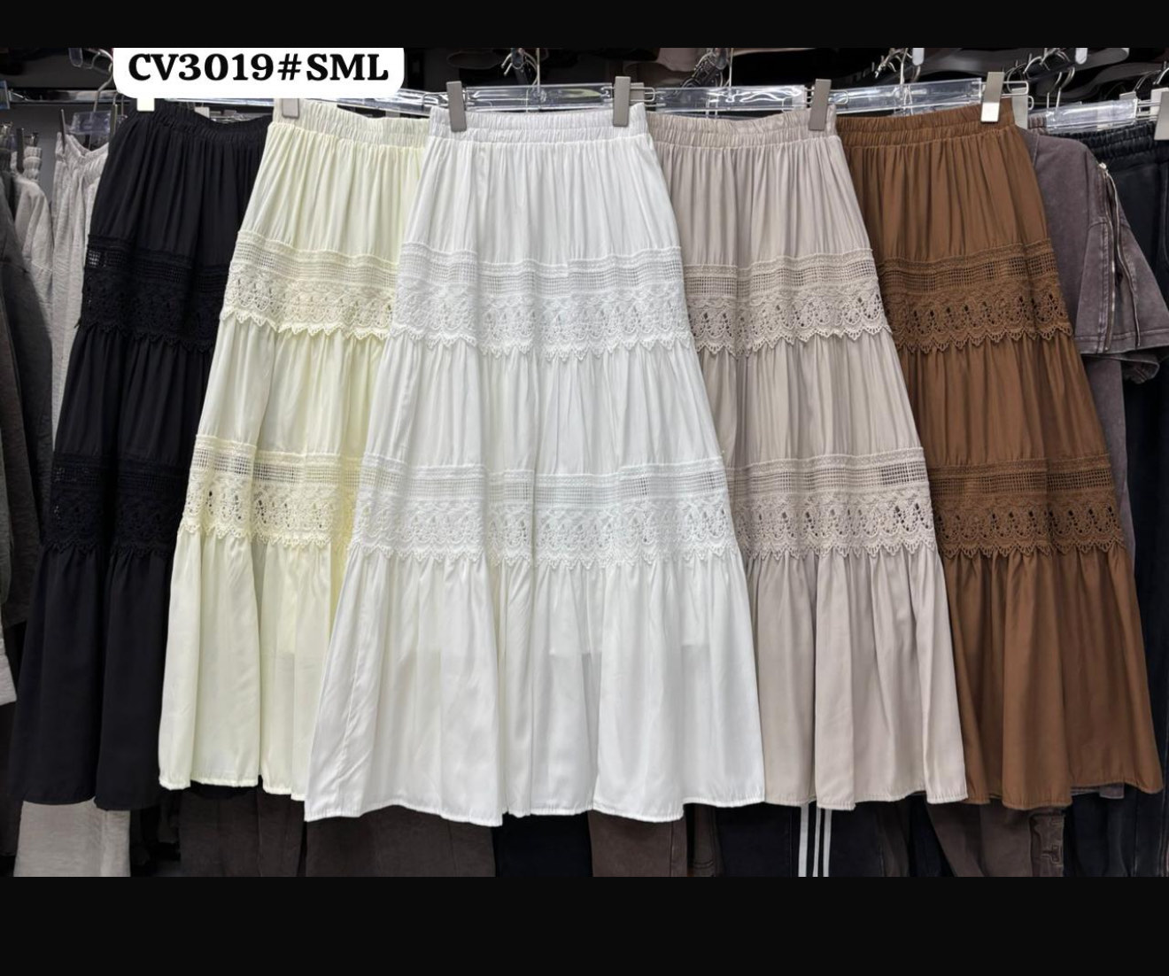 Юбка Dorimodes (S-L) CV3019 black (лето)