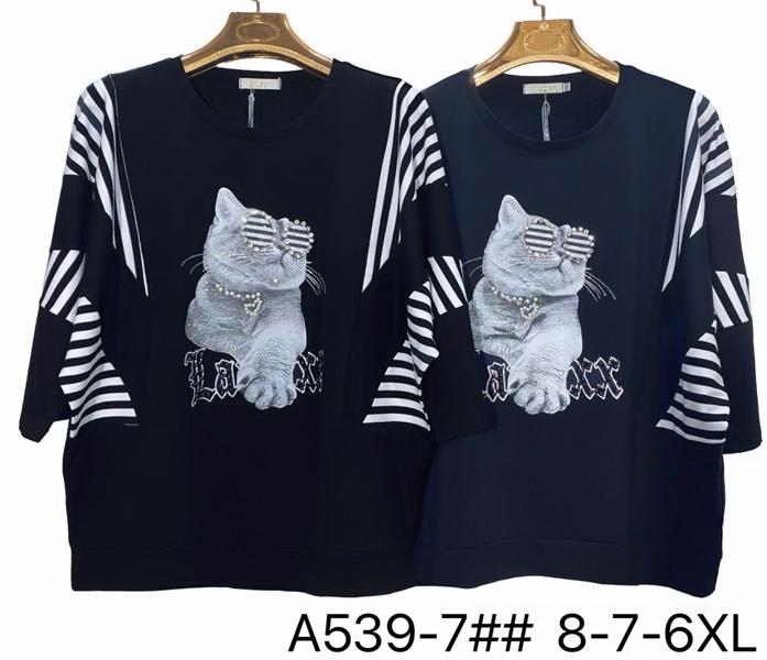 Свитер Immei (6XL-8XL) A539-7 navy (деми)