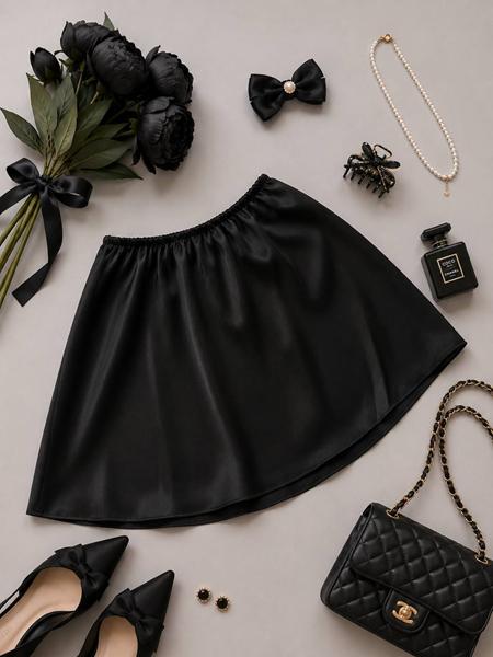 Юбка Akulova (42-48) 2916 black (лето)