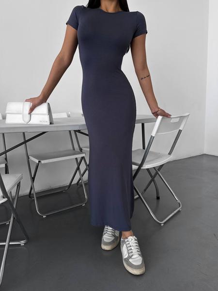 Платье Akulova (42-46) 2912 grey (лето)