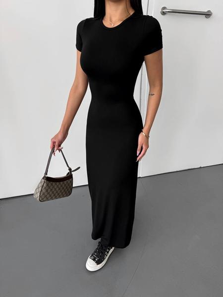 Платье Akulova (42-46) 2912 black (лето)