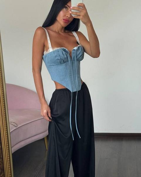 Корсет Akulova (42-48) 419 blue (лето)