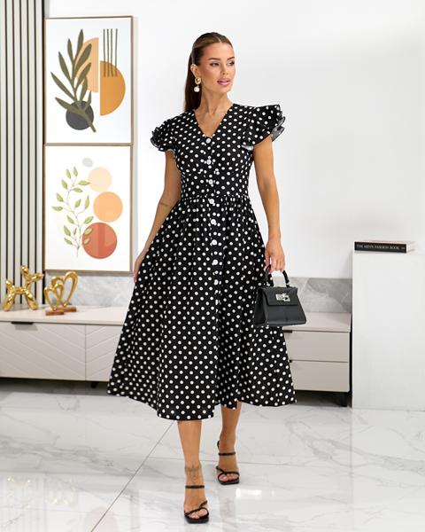 Платье Akulova (42-50) 2056 black (лето)