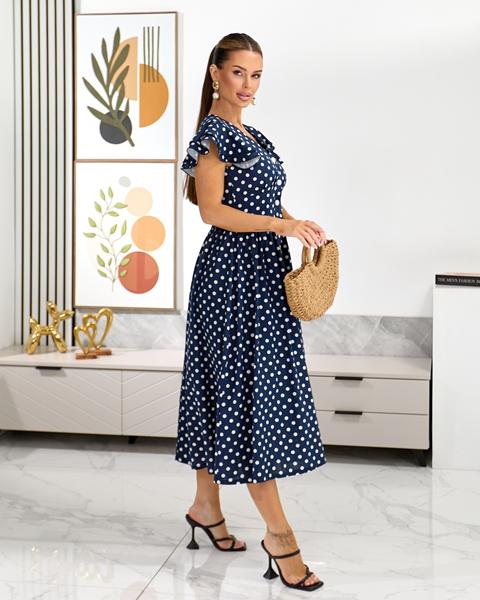 Платье Akulova (42-50) 2056 navy (лето)