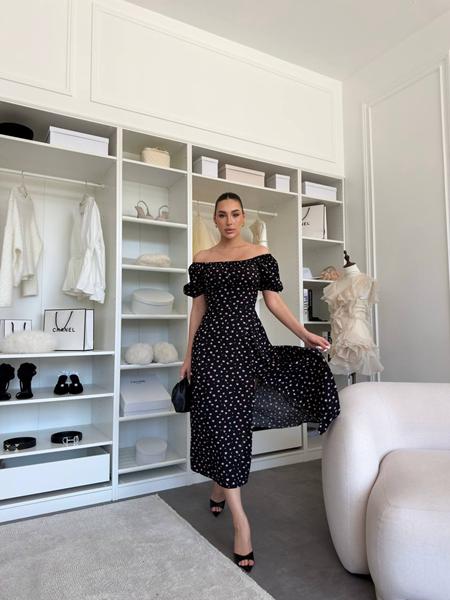 Платье Akulova (S-XL) 932 black (лето)