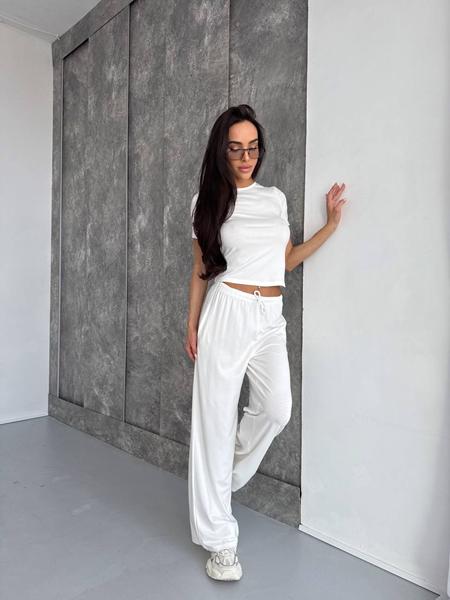 Костюм спорт Akulova (42-48) 418 white (лето)