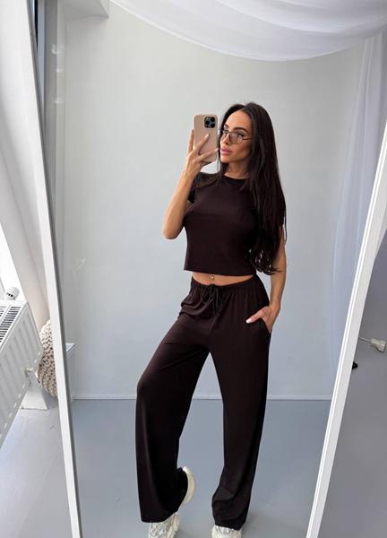 Костюм спорт Akulova (42-48) 418 brown (лето)