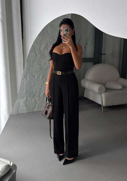 Костюм Akulova (42-48) 2919 black (лето)