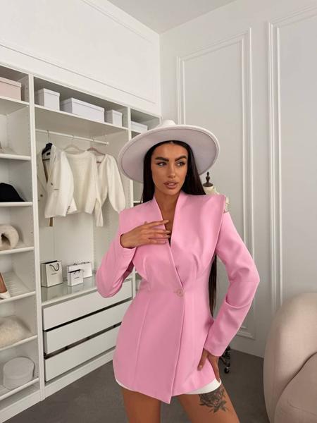 Пиджак Akulova (S-XL) 5715 pink (лето)