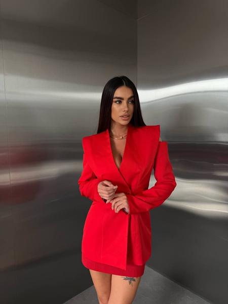 Пиджак Akulova (S-XL) 5715 red (лето)