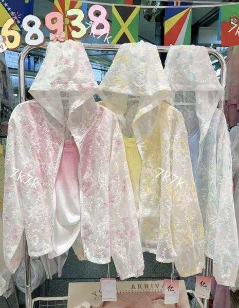Ветровка DIVO (one size) 68938 white-pink (лето)