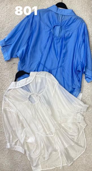 Блузка DIVO (one size) 801 blue (лето)