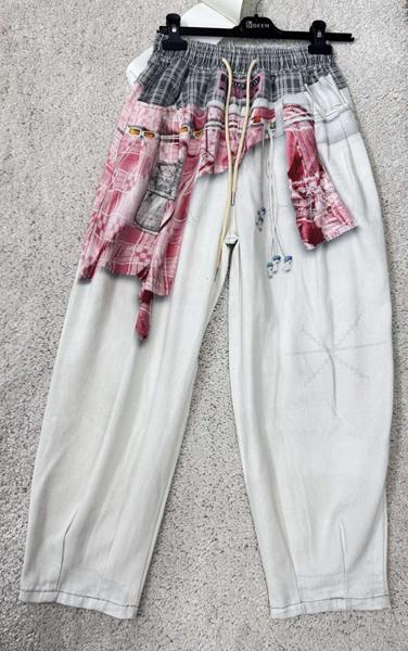 Джинсы DIVO (M-2XL) DV1047 white (деми)