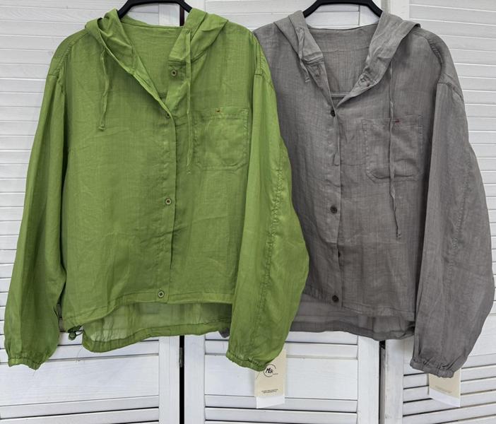 Рубашка DIVO (one size) DV1687 grey (деми)