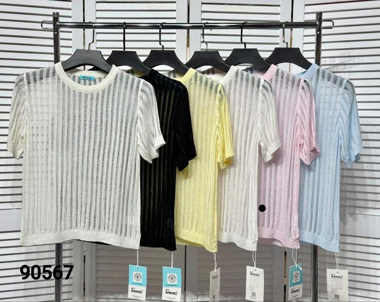 Футболка MMC clothes (42-46) 90567 yellow (лето)