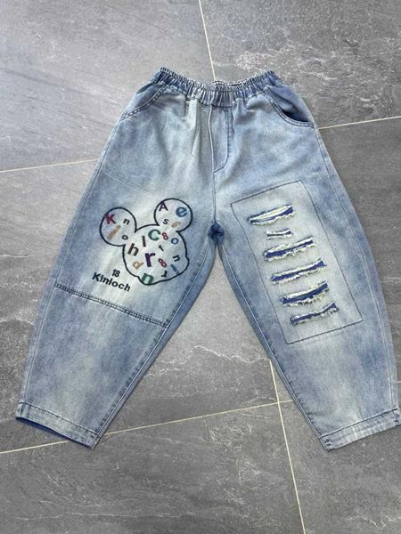 Джинсы Prenses (M-XL) 9106 l.blue (деми)