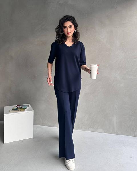 Костюм Prenses (S-2XL) PR108 navy (лето)