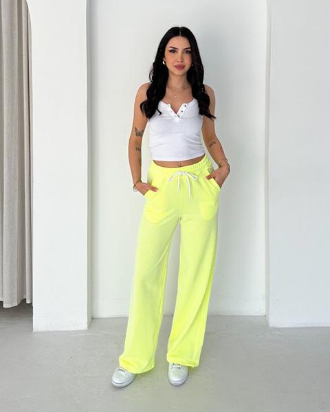 Штаны Prenses (S-2XL) PR80 yellow (лето)