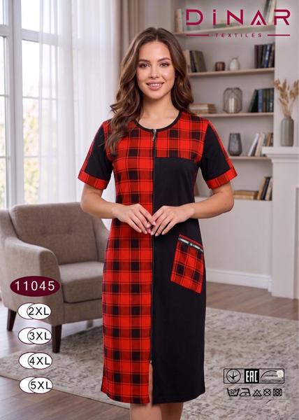Халат Anion (2XL-5XL) 11045 red (лето)