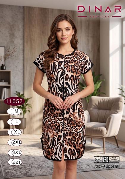 Халат Anion (2XL-5XL) 11053 brown (лето)
