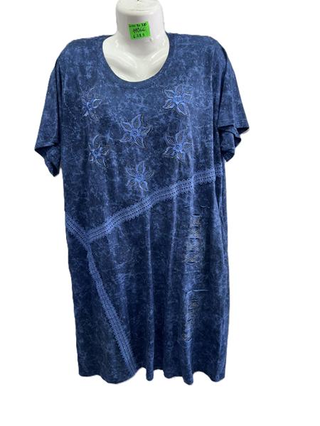 Платье Anion (6XL-9XL) 11066 blue (лето)