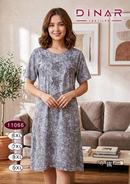 Платье Anion (6XL-9XL) 11066 l.grey (лето)