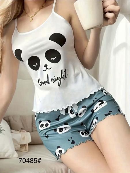 Пижама Anion (50-58) 70485 white-l.blue (лето)