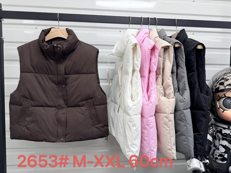 Жилетка Oukali (M-2XL) 2653 grey (деми)