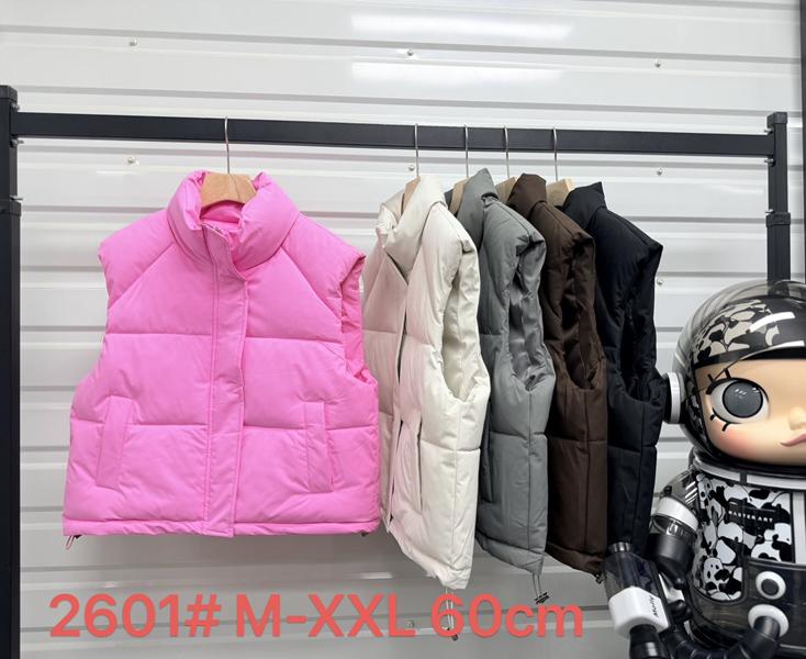 Жилетка Oukali (M-2XL) 2601 black (деми)