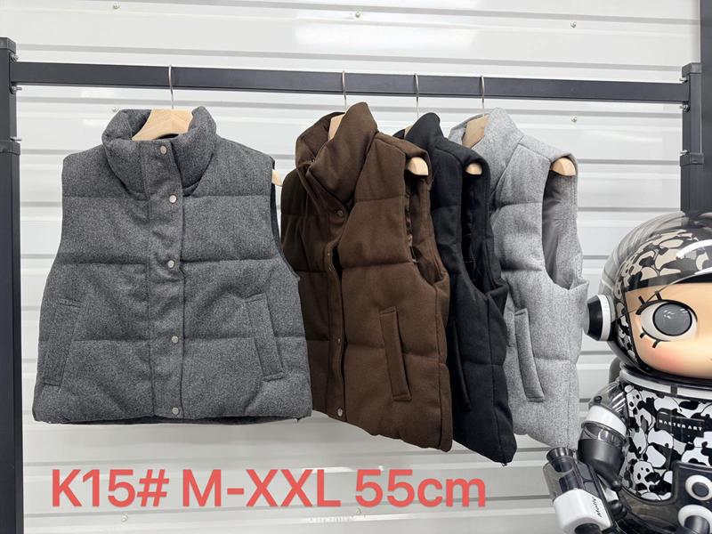 Жилетка Oukali (M-2XL) K15 brown (деми)