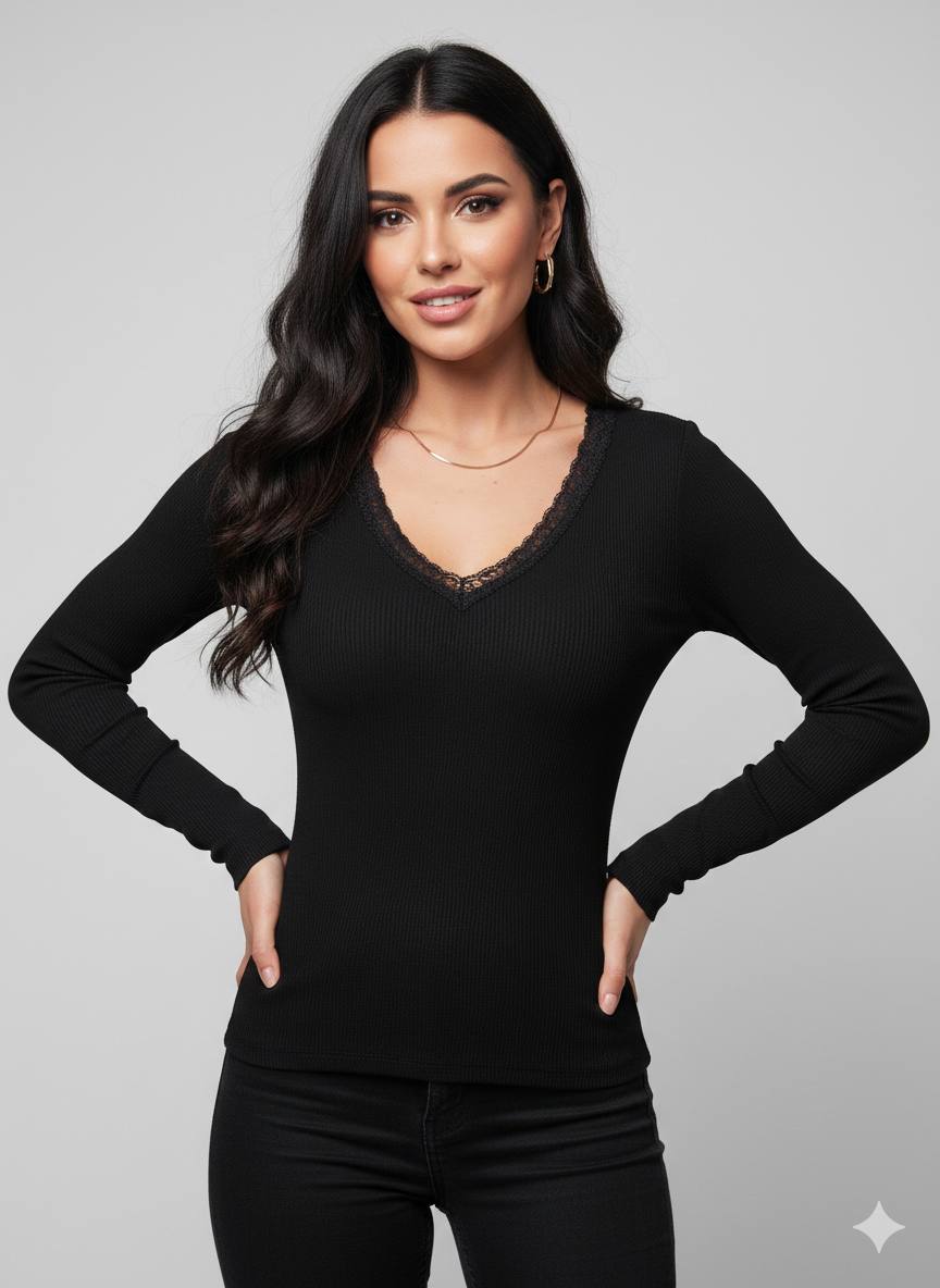Свитер Dream (S-XL) DM450 black (деми)