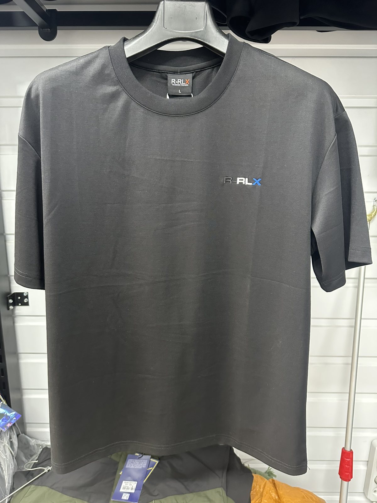 Футболка RLX (4XL-8XL) 001 d.grey (лето)