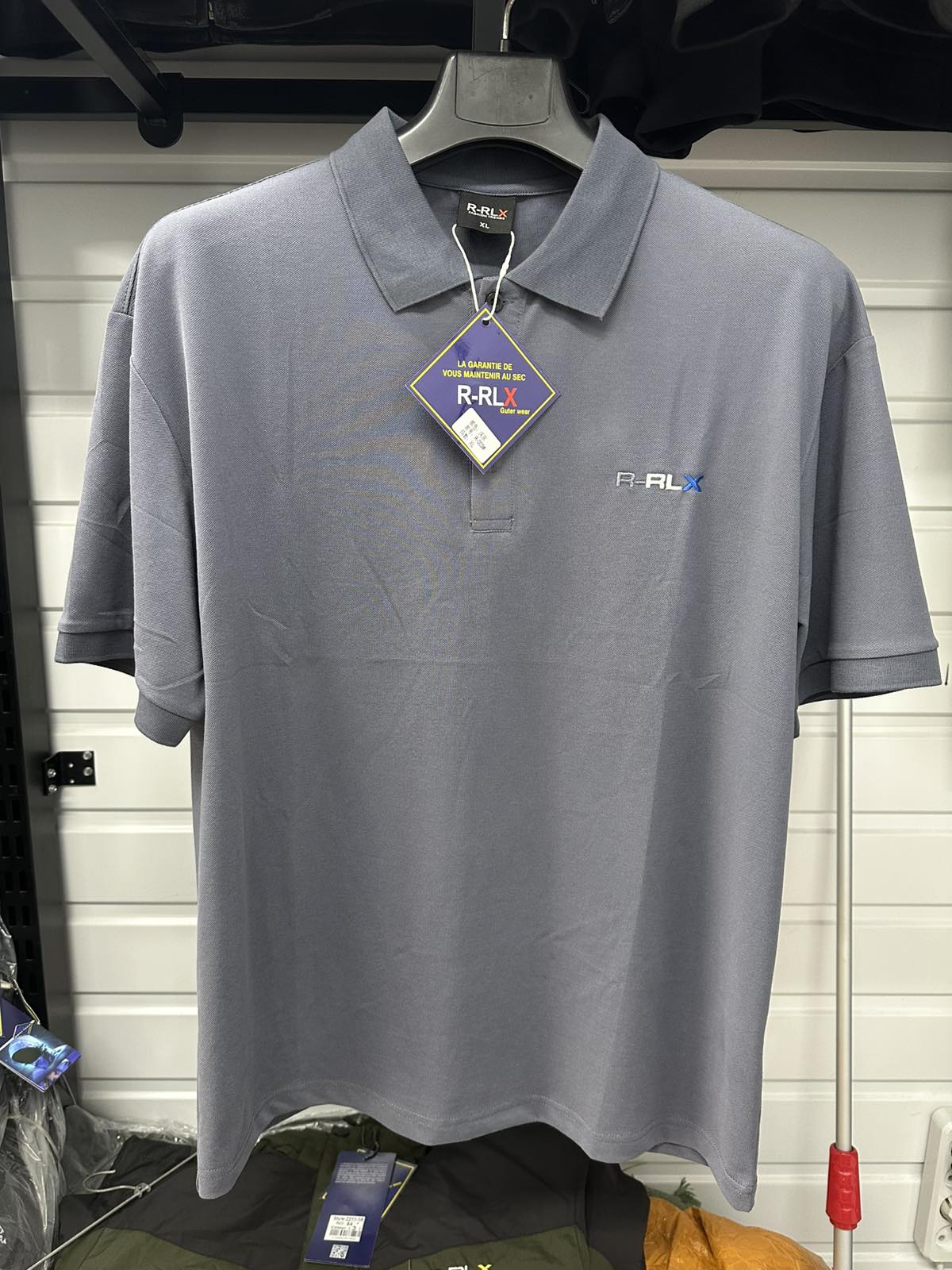 Футболка RLX (4XL-8XL) 003 grey (лето)