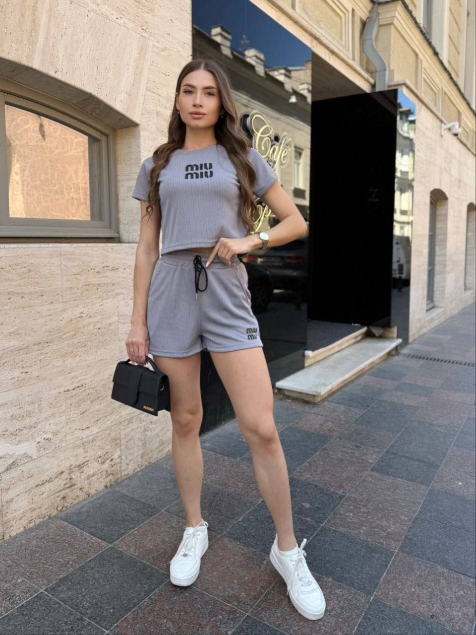 Костюм Arina (42-48) 4214 grey (лето)