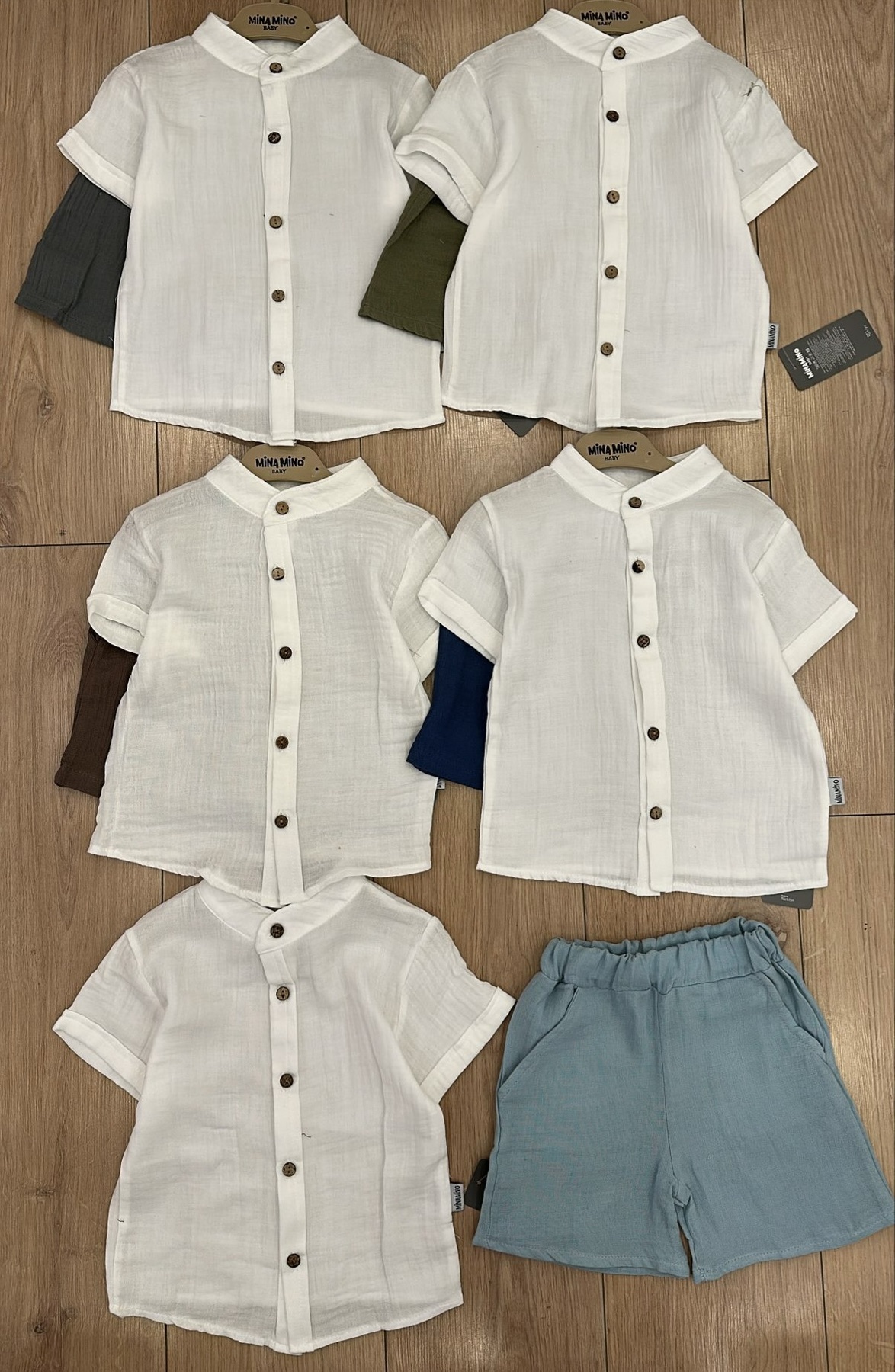 Костюм Baby Boom (2-5) BB706 l.grey (лето)