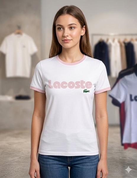Футболка Newe (S-M) 1015 white-pink (лето)