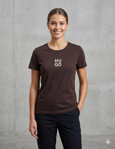 Футболка Newe (S-M) 201-1 brown (лето)