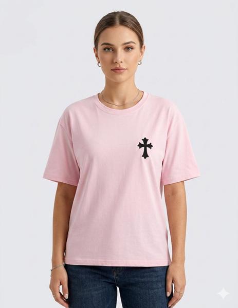 Футболка Newe (2XL-3XL) 400 pink (лето)