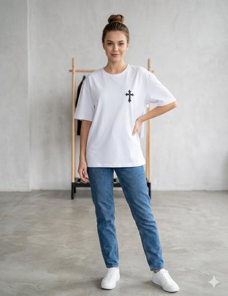 Футболка Newe (2XL-3XL) 400 white (лето)