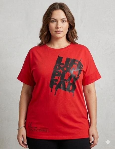 Футболка Newe (4XL-5XL) 500 red (лето)