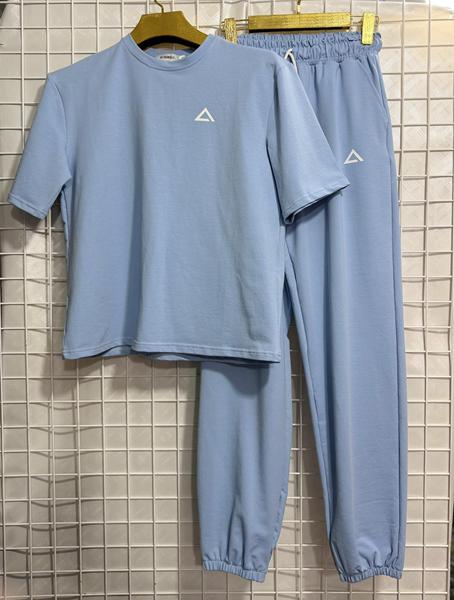 Костюм спорт AXT (S-XL) AX264 l.blue (лето)