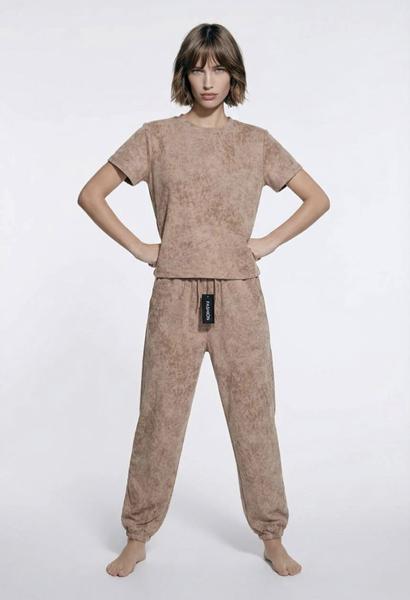 Костюм спорт AXT (S-XL) AX328 beige (лето)