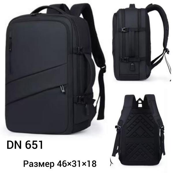 Рюкзак Chus (46-31-18) TH651 black (деми)