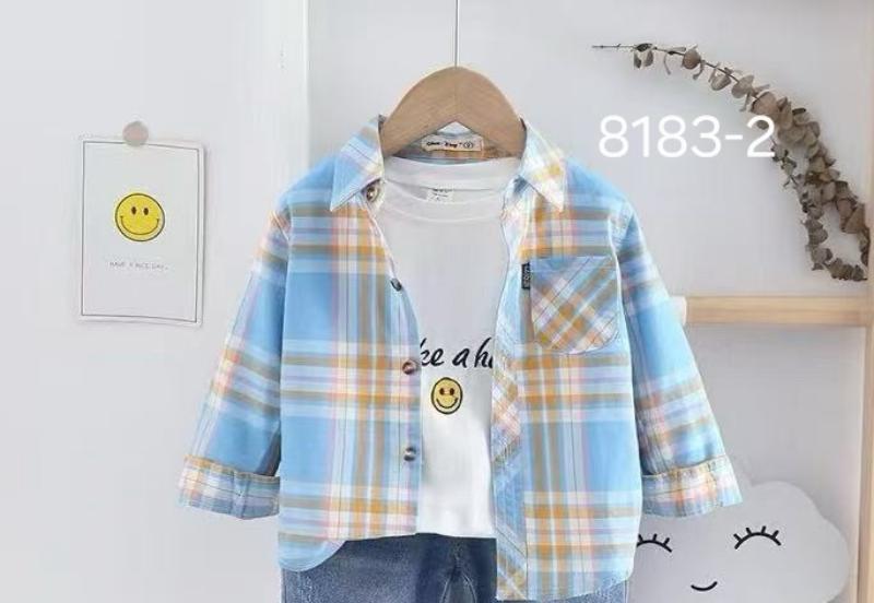 Рубашка Фунтик (5-9) 8183-2 l.blue (лето)