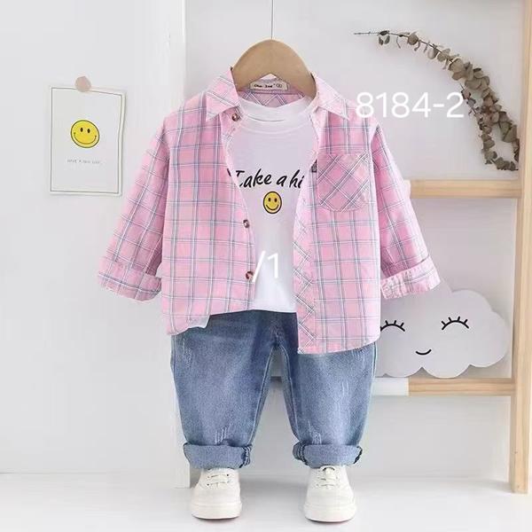 Рубашка Фунтик (1-4) 8184-1 pink (деми)