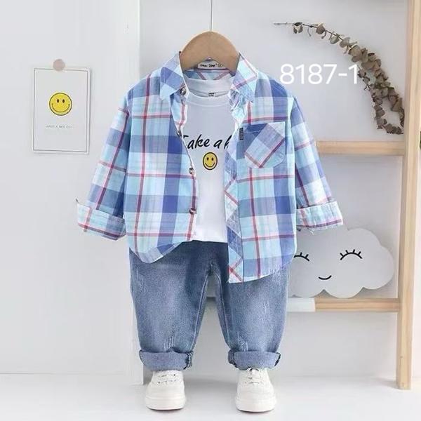 Рубашка Фунтик (1-4) 8187-1 blue (деми)