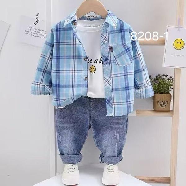 Рубашка Фунтик (1-4) 8208-1 l.blue (деми)