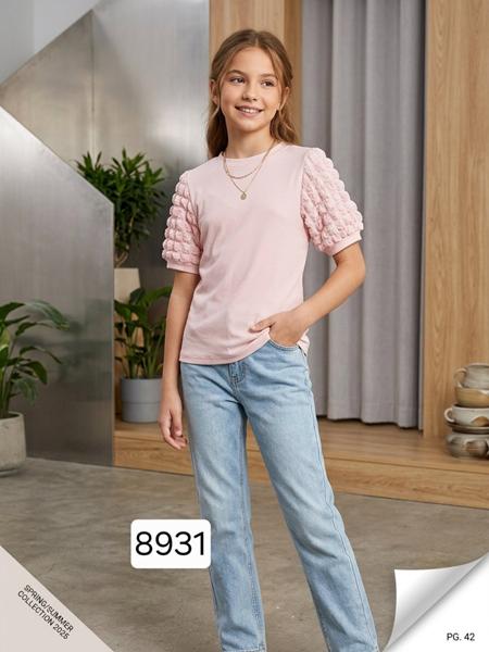 Футболка Фунтик (8-12) 8931 pink (лето)