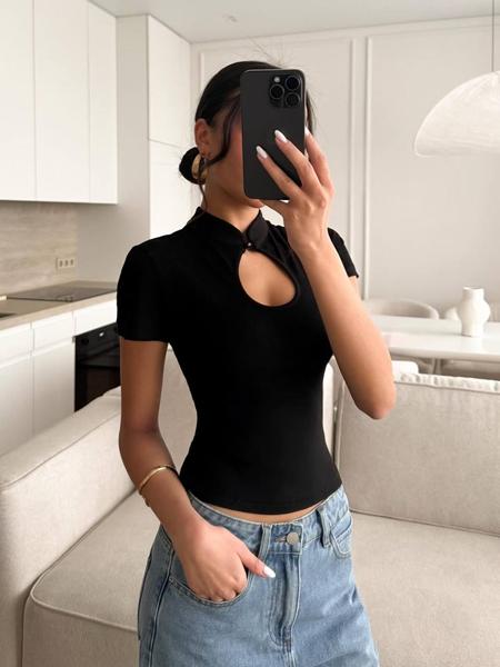 Футболка Akulova (42-48) 1151 black (лето)