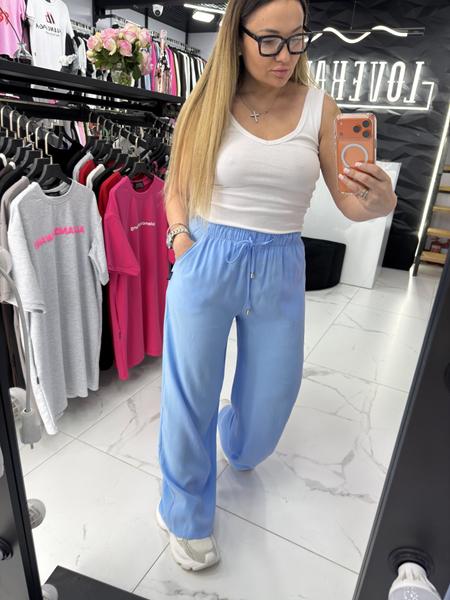 Штаны LOVEKAN (S-L) 1712 l.blue (деми)